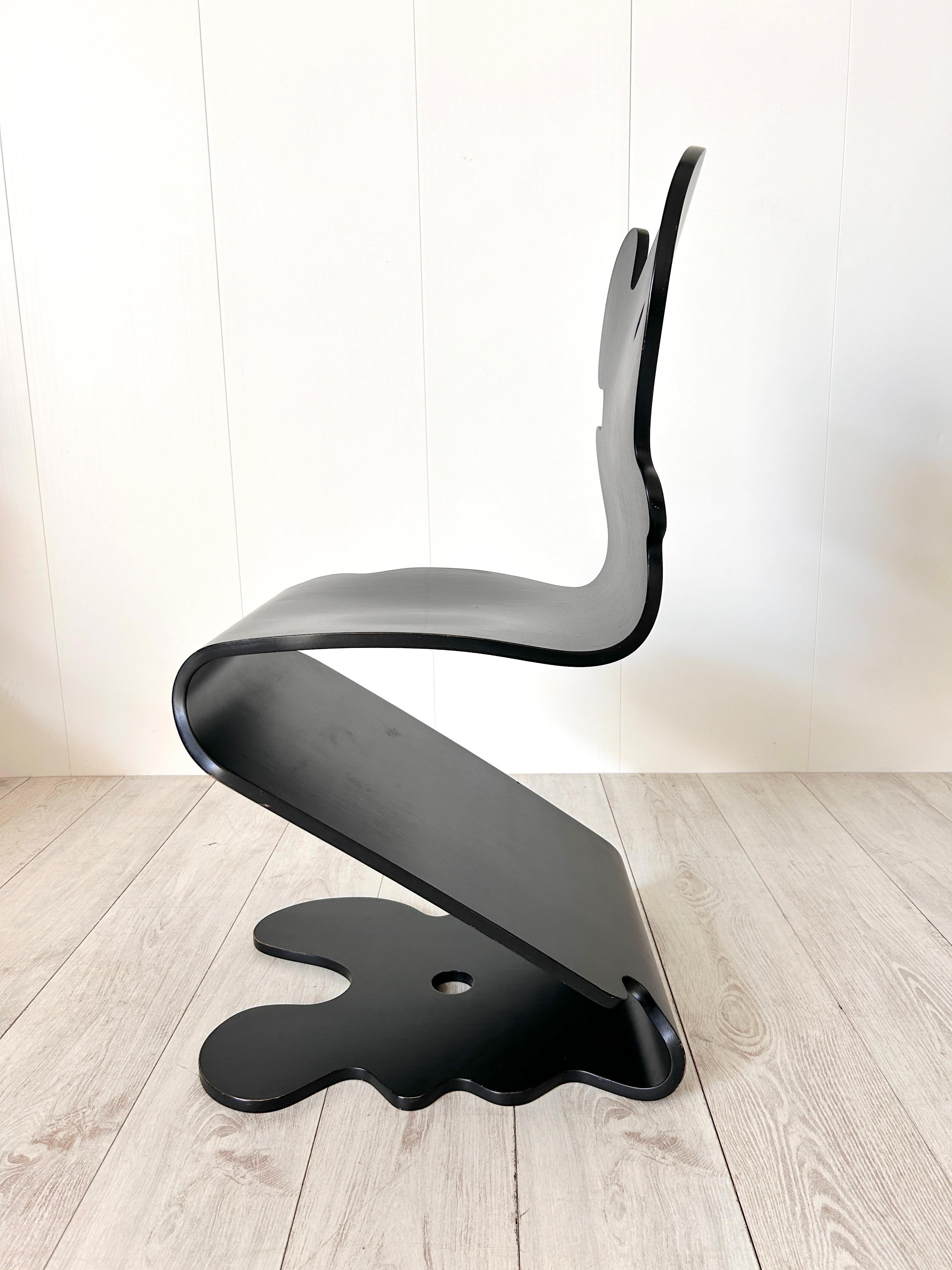 Late 20th Century Verner Panton, sedia mod. Pantonic 5000, Studio Aag, 1992 in vendita