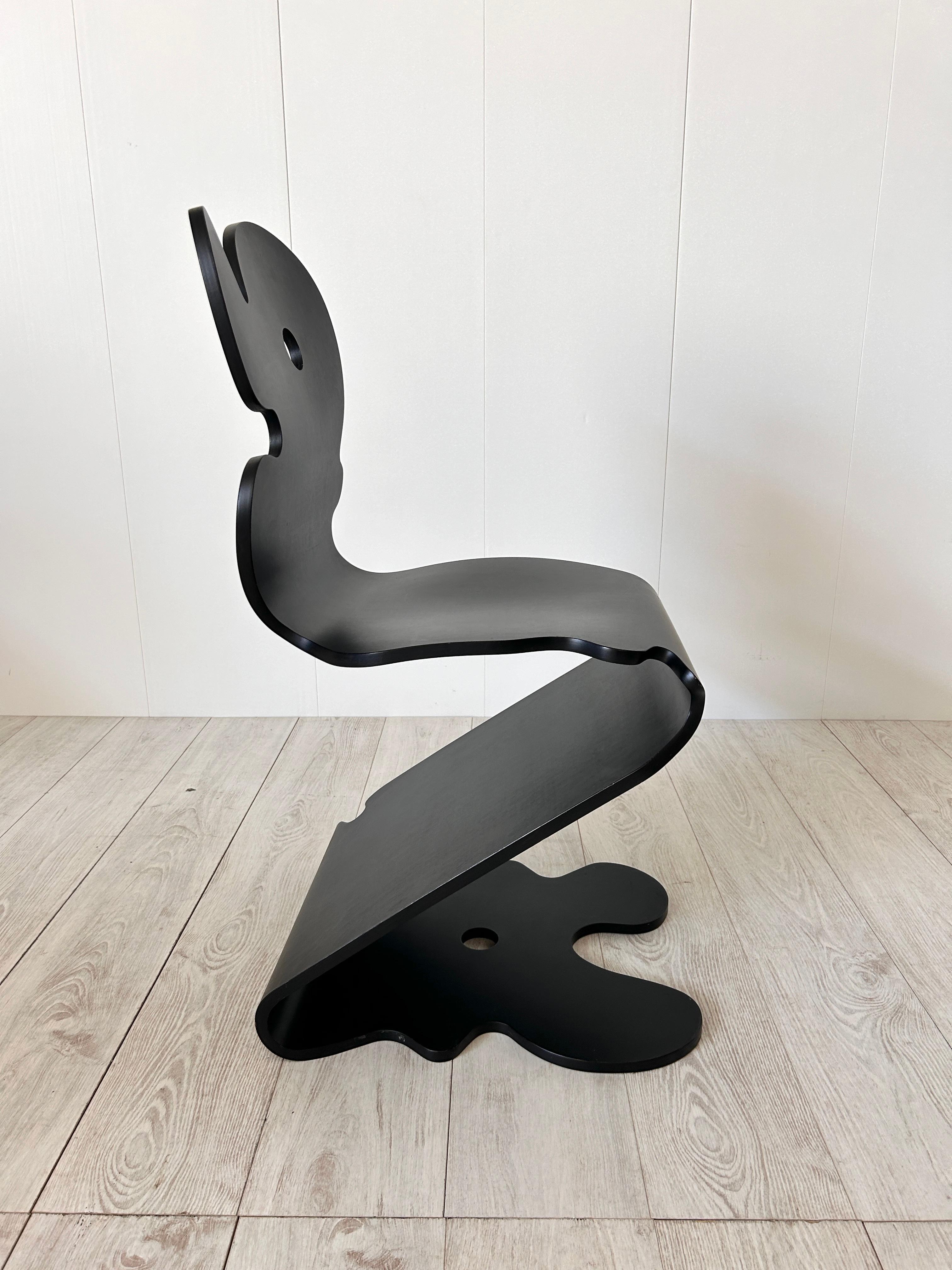 Verner Panton, sedia mod. Pantonic 5000, Studio Aag, 1992 In condizioni buone in vendita a Rivoli, IT