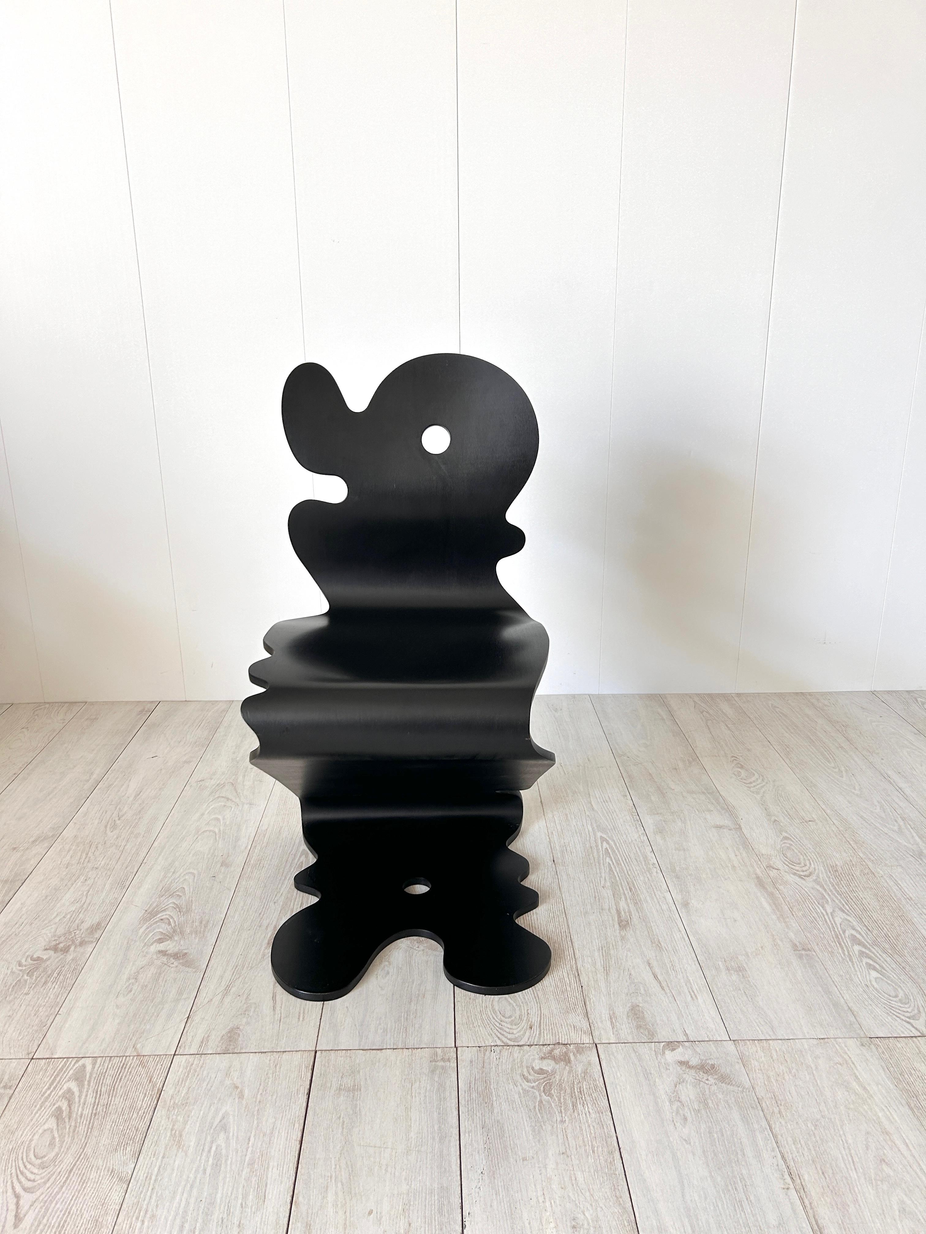 Verner Panton, sedia mod. Pantonic 5000, Studio Hag, 1992 (Holz) im Angebot
