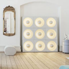 Verner Panton 'Spiegel' Wand- oder Deckenleuchte aus gebürstetem Aluminium für Verpan