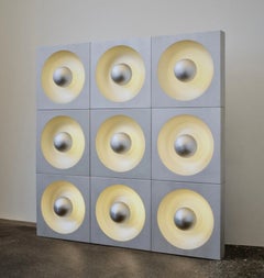 Verner Panton 'SPIEGEL' Wall or Floor Lamp for Verpan, Installation of 18