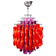 Verner Panton Spiral SP01 Chandelier Multicolor for Verpan NEW in box