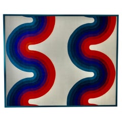 Planche à tissu de style Verner Panton, années 1970