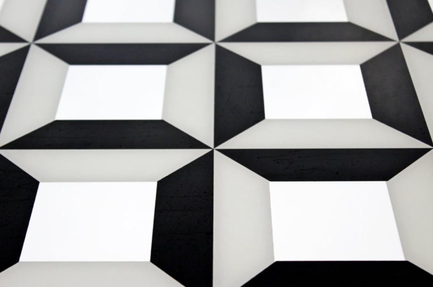 Mid-Century Modern Miroir mural Pop Op Art avec diamants de style Verner Panton, mi-siècle moderne en vente
