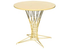 Verner Panton Style Wire "Cone" Chairs and Dining Table Patio Set