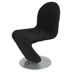 Verner Panton, System 1-2-3 Chair, Design Black