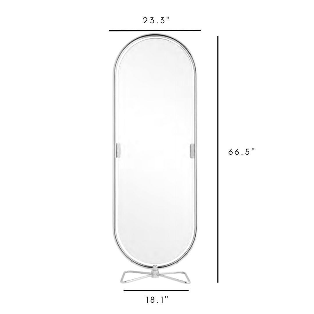 Miroir système 1-2-3 de Verner Panton en chrome pour Verpan en vente 2