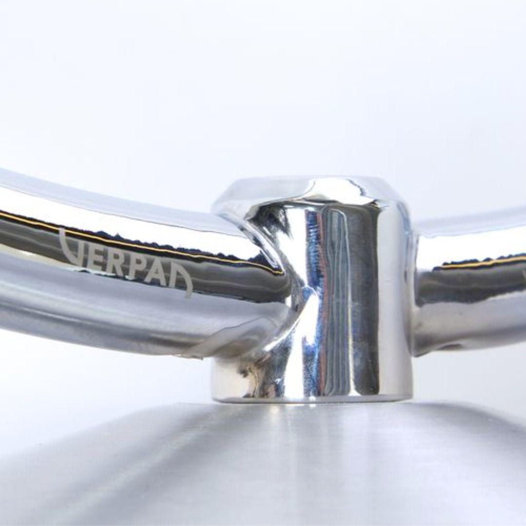 Danish Verner Panton 'System 1-2-3' Mirror in Chrome for Verpan For Sale