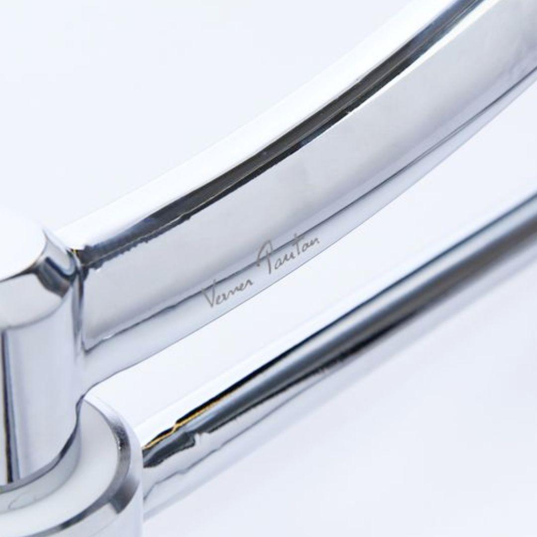 Metallo Specchio 'System 1-2-3' di Verner Panton in cromo per Verpan in vendita