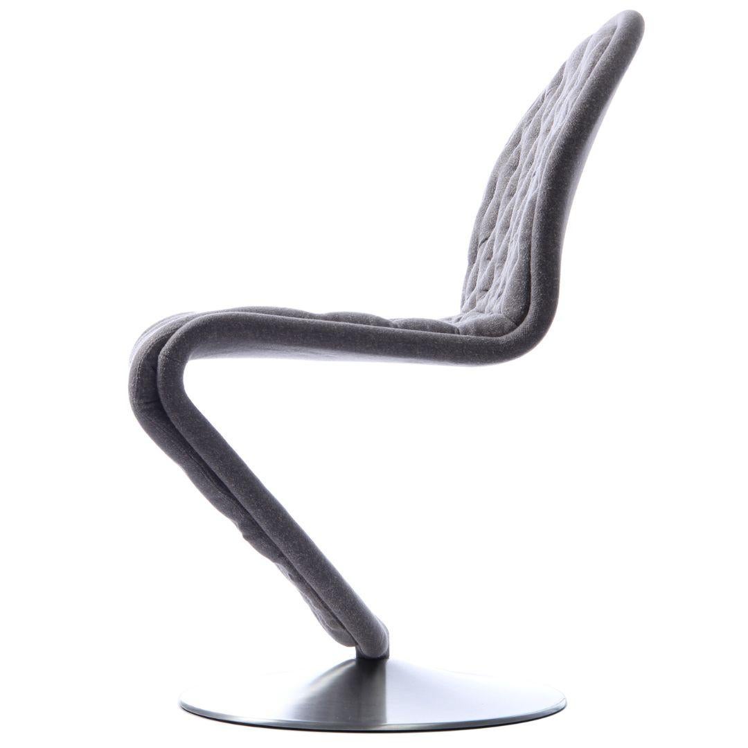 Sedia da pranzo standard 'System 1-2-3' di Verner Panton in tessuto per Verpan in vendita 10