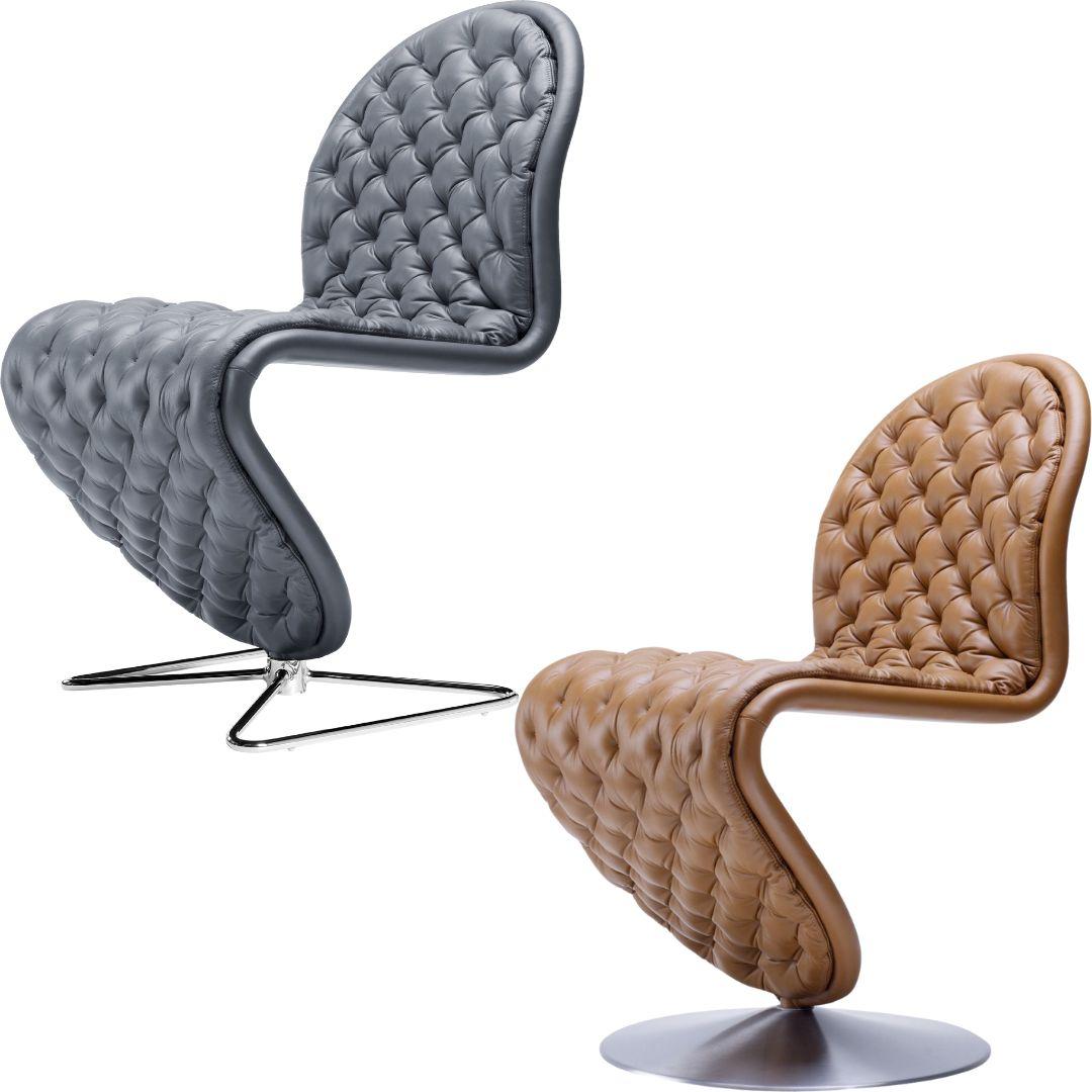 Sedia da pranzo standard 'System 1-2-3' di Verner Panton in tessuto per Verpan in vendita 11