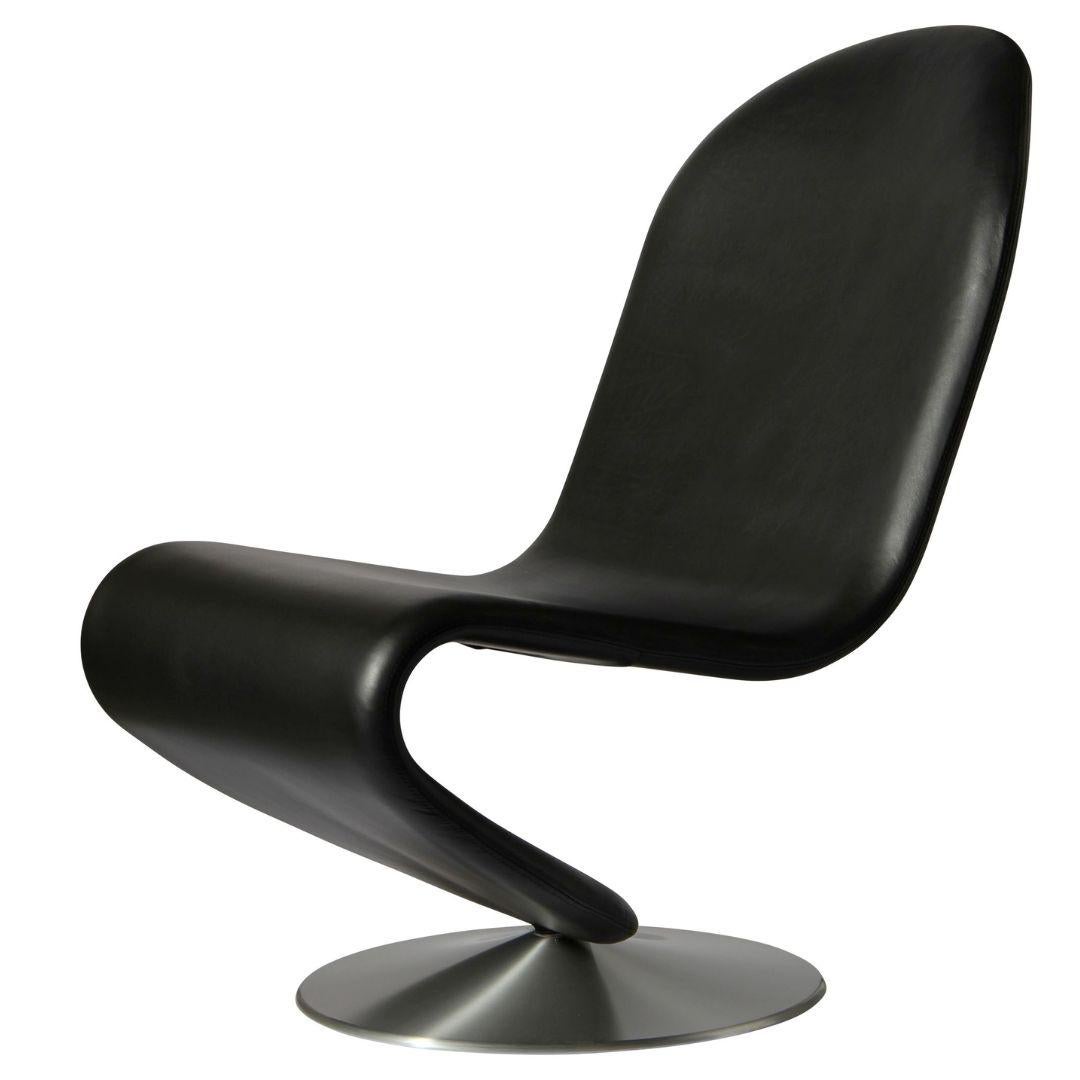 Verner Panton 'System 1-2-3' Standard Lounge Chair in Fabric for Verpan For Sale 5