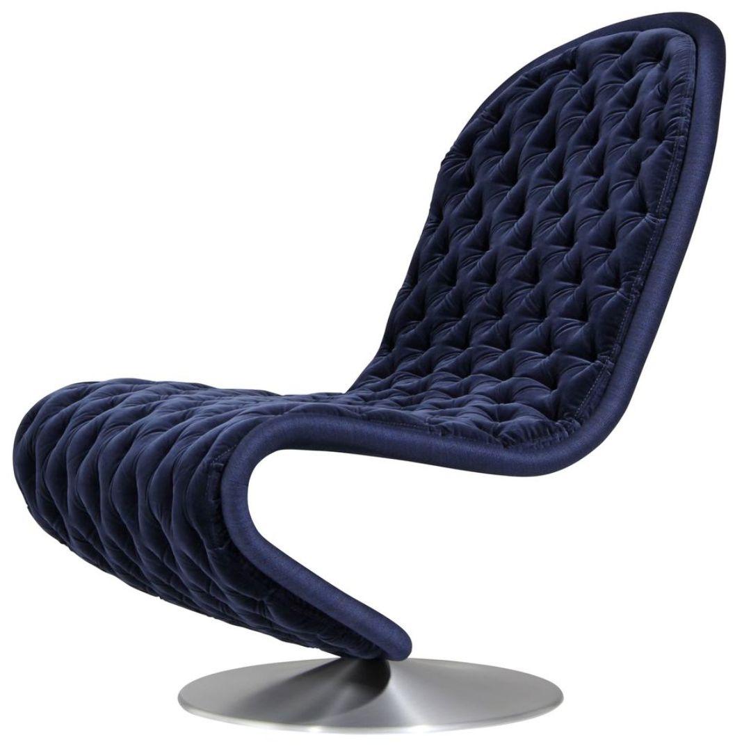 Verner Panton 'System 1-2-3' Standard Lounge Chair in Fabric for Verpan For Sale 9