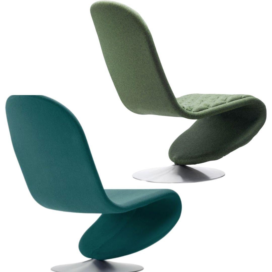 XXI secolo e contemporaneo Verner Panton 'System 1-2-3' Standard Lounge Chair in tessuto per Verpan in vendita