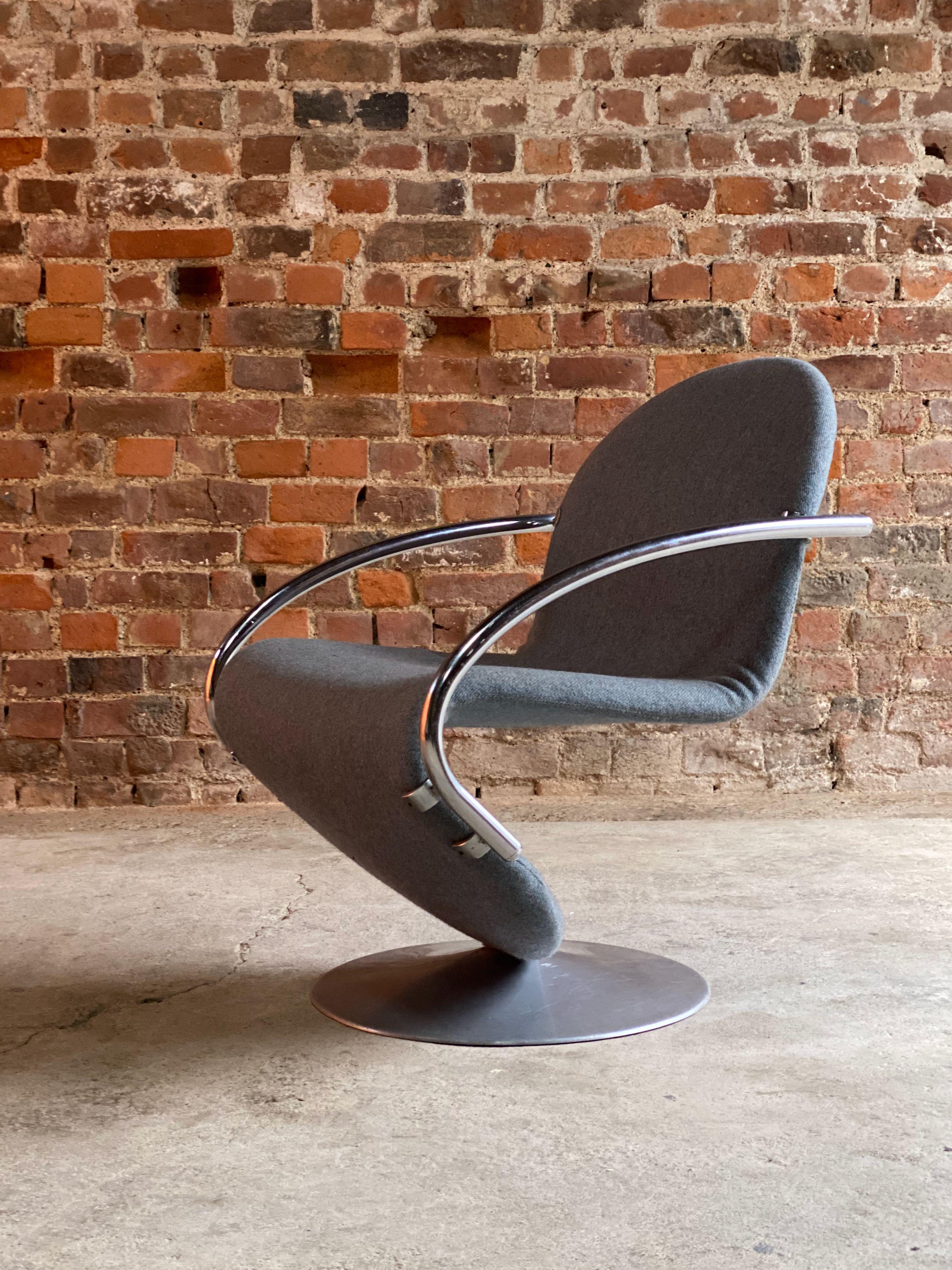 Verner Panton System 1 23 Easy Chair for Fritz Hansen, Denmark, circa 1974 In Good Condition In Longdon, Tewkesbury