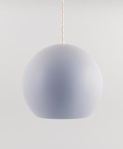 Verner Panton, Topan Ceiling Lamp in Light Gray Lacquered Metal, 1970s