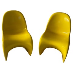 Deux chaises en porte-à-faux Verner Panton de Vitra Herman Miller Edition