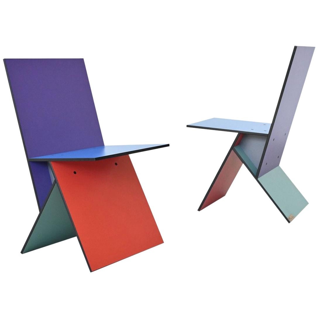 Verner Panton Vilbert Chairs Ikea Denmark, 1993