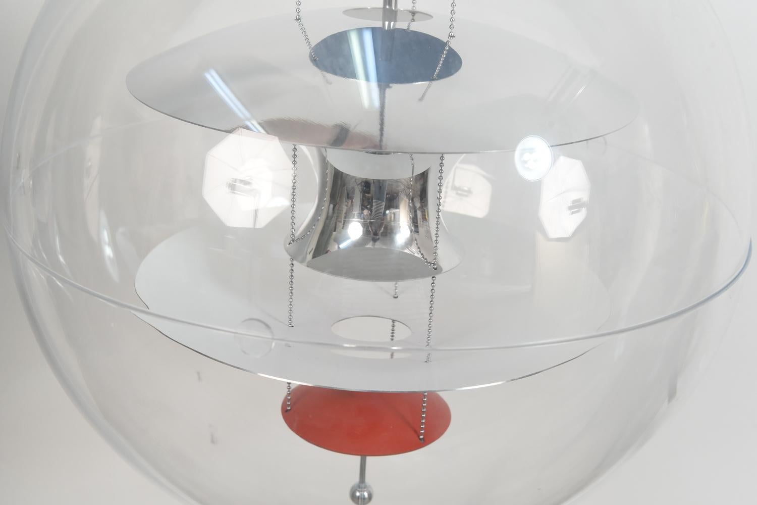 Mid-Century Modern Verner Panton VP Acrylic Globe Fixture