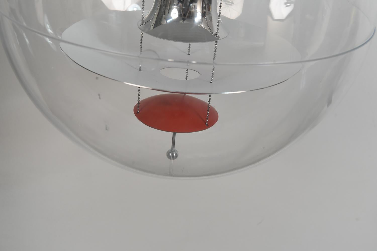Danish Verner Panton VP Acrylic Globe Fixture