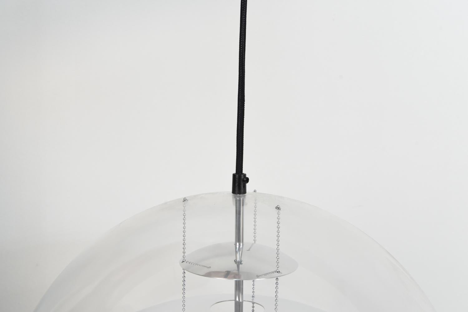 Verner Panton VP Acrylic Globe Fixture In Good Condition In Norwalk, CT