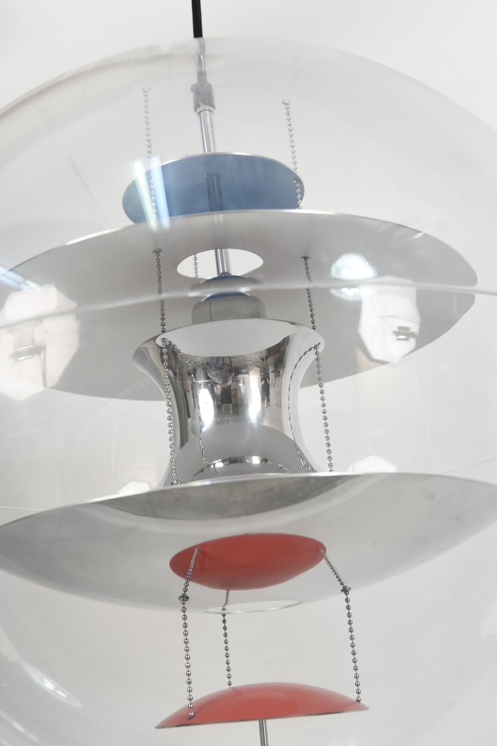 Verner Panton VP Acrylic Globe Fixture 1
