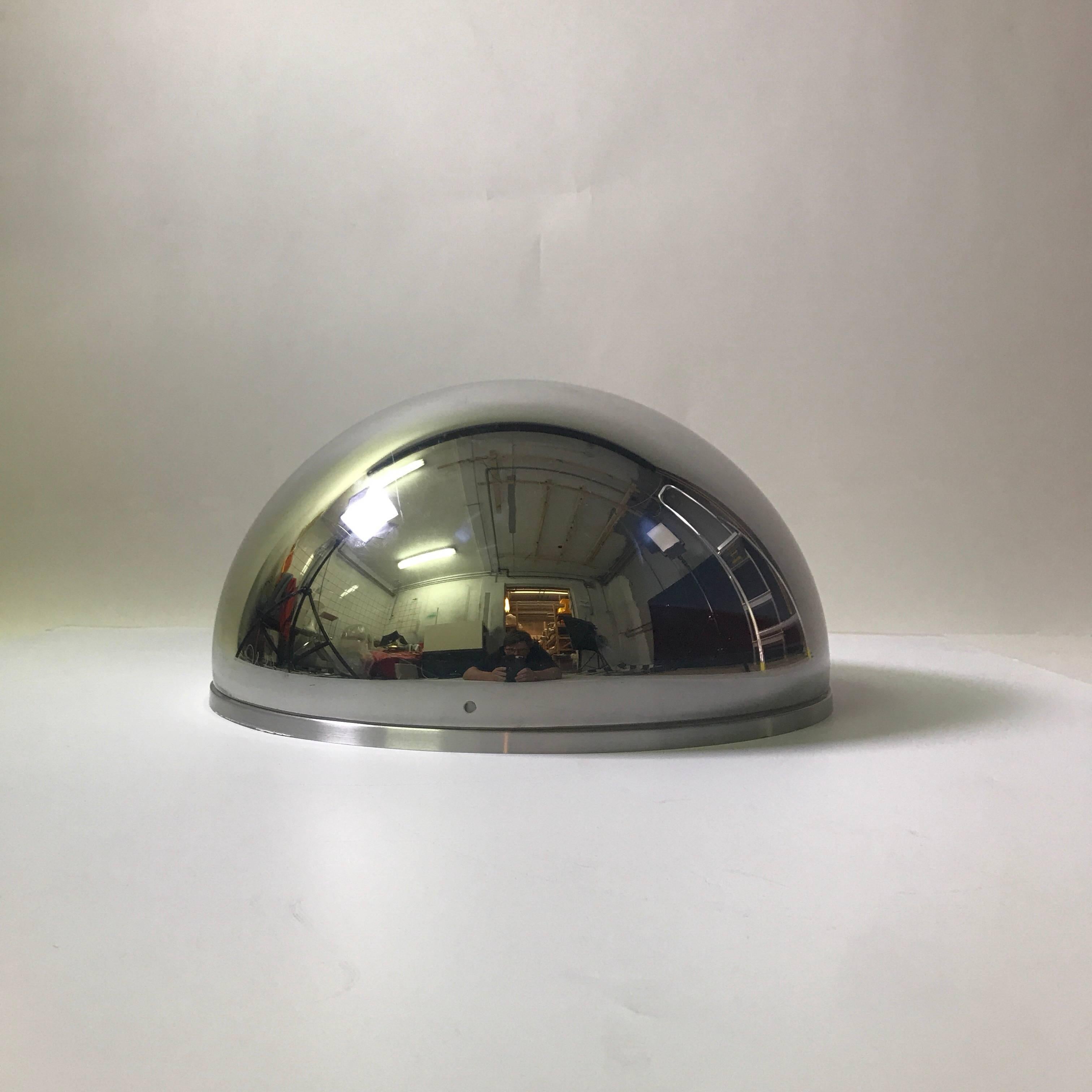 Aluminum Verner Panton Wall / Ceiling Light Designed in 1971 Spy Lamp
