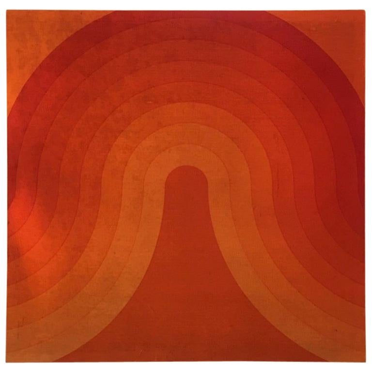 Verner Panton Wave Velvet Panel, 1970