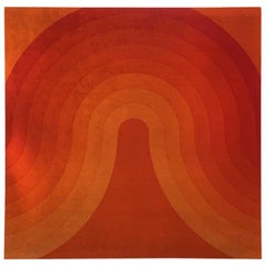 Verner Panton Wave Velvet Panel, 1970