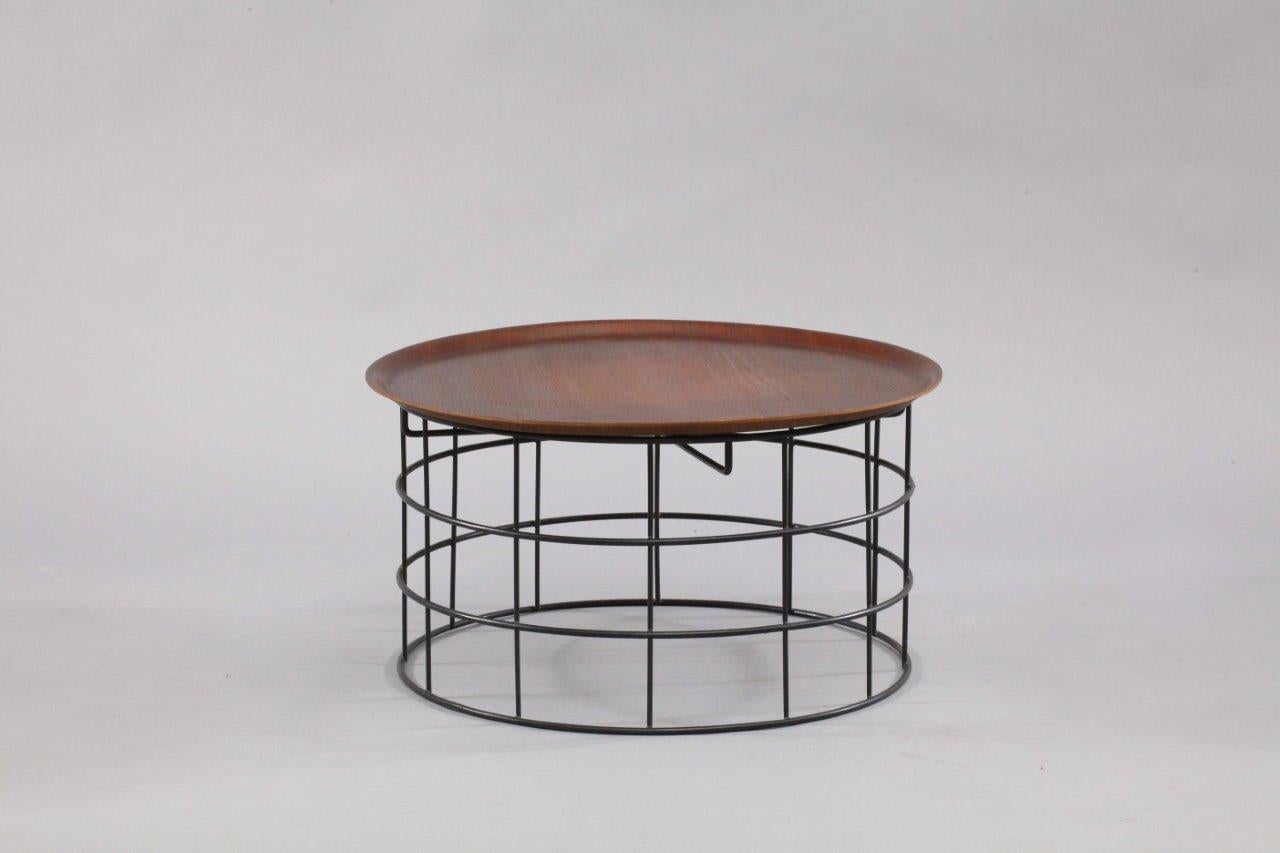 Danish Verner Panton Wire Coffee Table, 1960