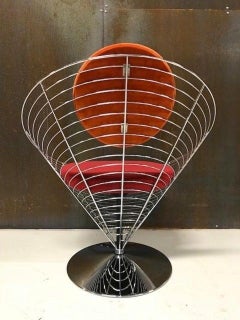 Drehstuhl aus Drahtkegel Modell V-8800 von Fritz Hansen, Panton, 1950er Jahre