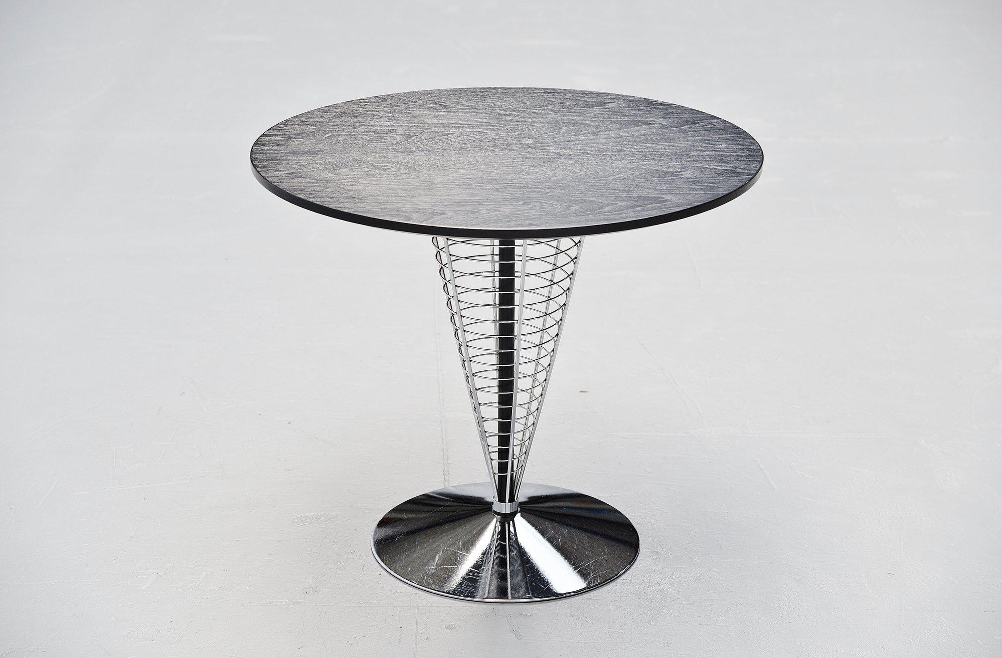 Verner Panton Wire Cone Tables Fritz Hansen, 1988 In Good Condition In Roosendaal, Noord Brabant