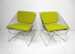 Loungesessel mit Drahtgitter von Verner Panton für Fritz Hansen, Dänemark