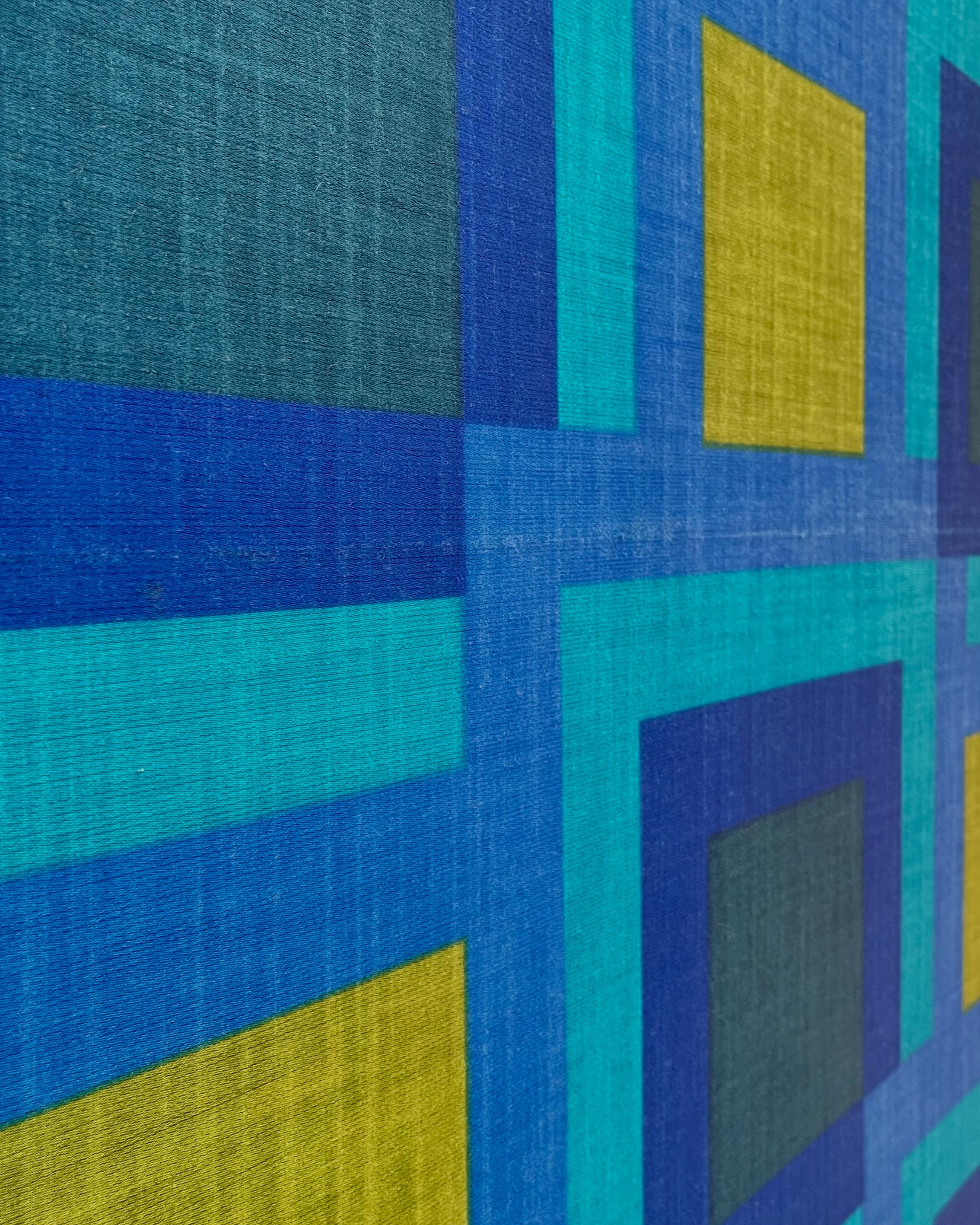 Verner Panton's - Mira-x Collection fabric canvas For Sale 1
