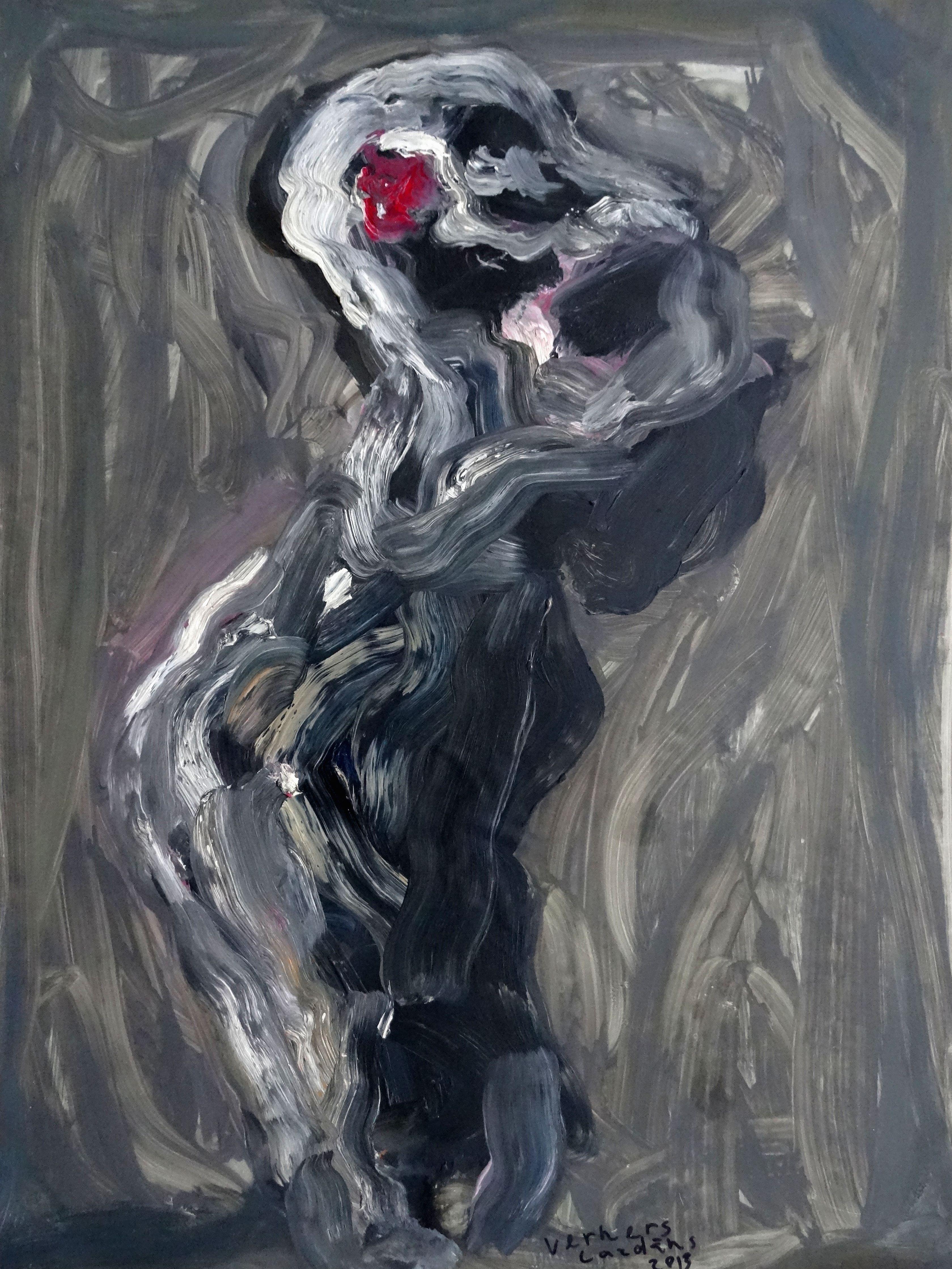 Verners Lazdans  Animal Painting – V. 2011-2013. Papier, Kunststoffglas, Öl, 90x68 cm