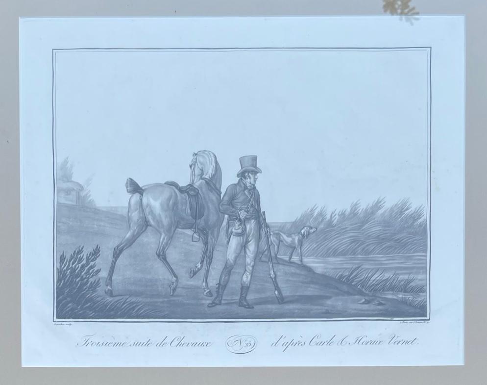 French Vernet Equestrian Engraving