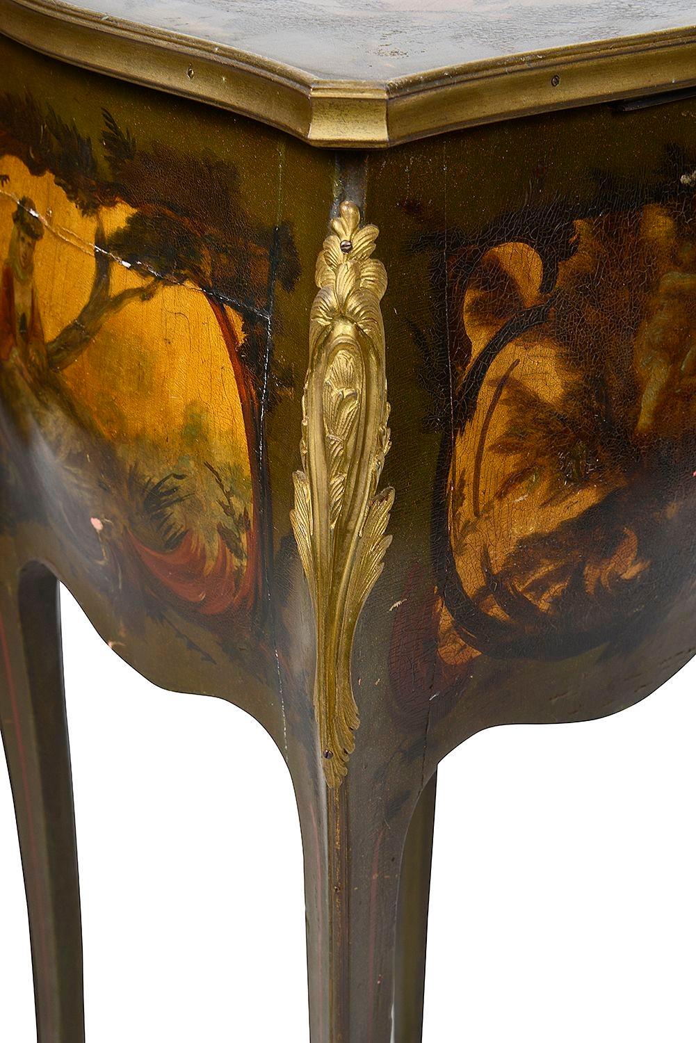 Verni Martin style side table, circa 1880 For Sale 3