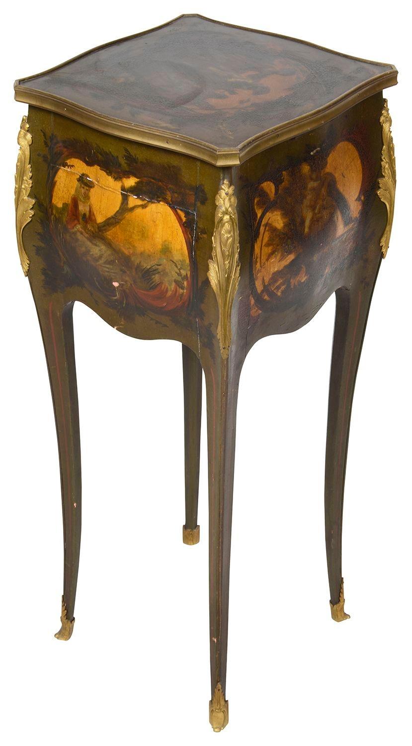 Verni Martin style side table, circa 1880 For Sale 1