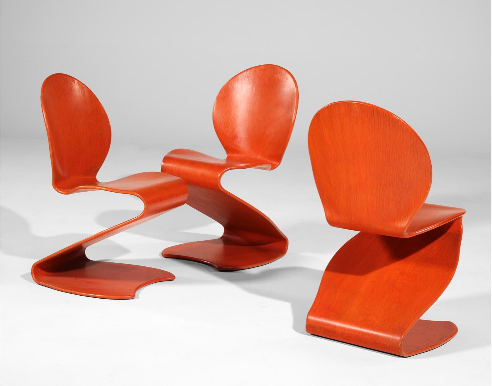 Verner Panton Set of Eight ‘S-Stuhls’, Model 276, Chairs In Good Condition For Sale In New York, NY