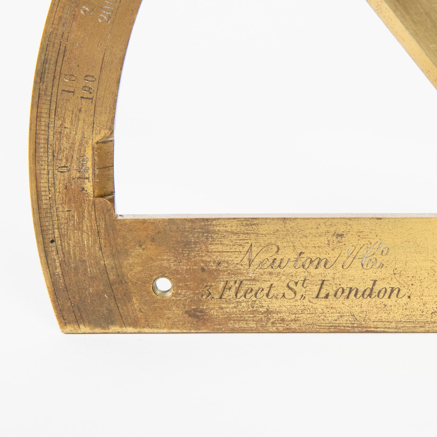 XIXe siècle Protractor Newton & Co de Londres en vente