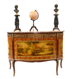 Vernis Martin Commode French Painted Cabinet