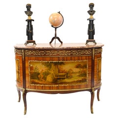Vernis Martin Commode French Painted Cabinet