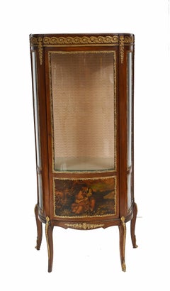 Vernis Martin Display Cabinet French Vitrine Painted