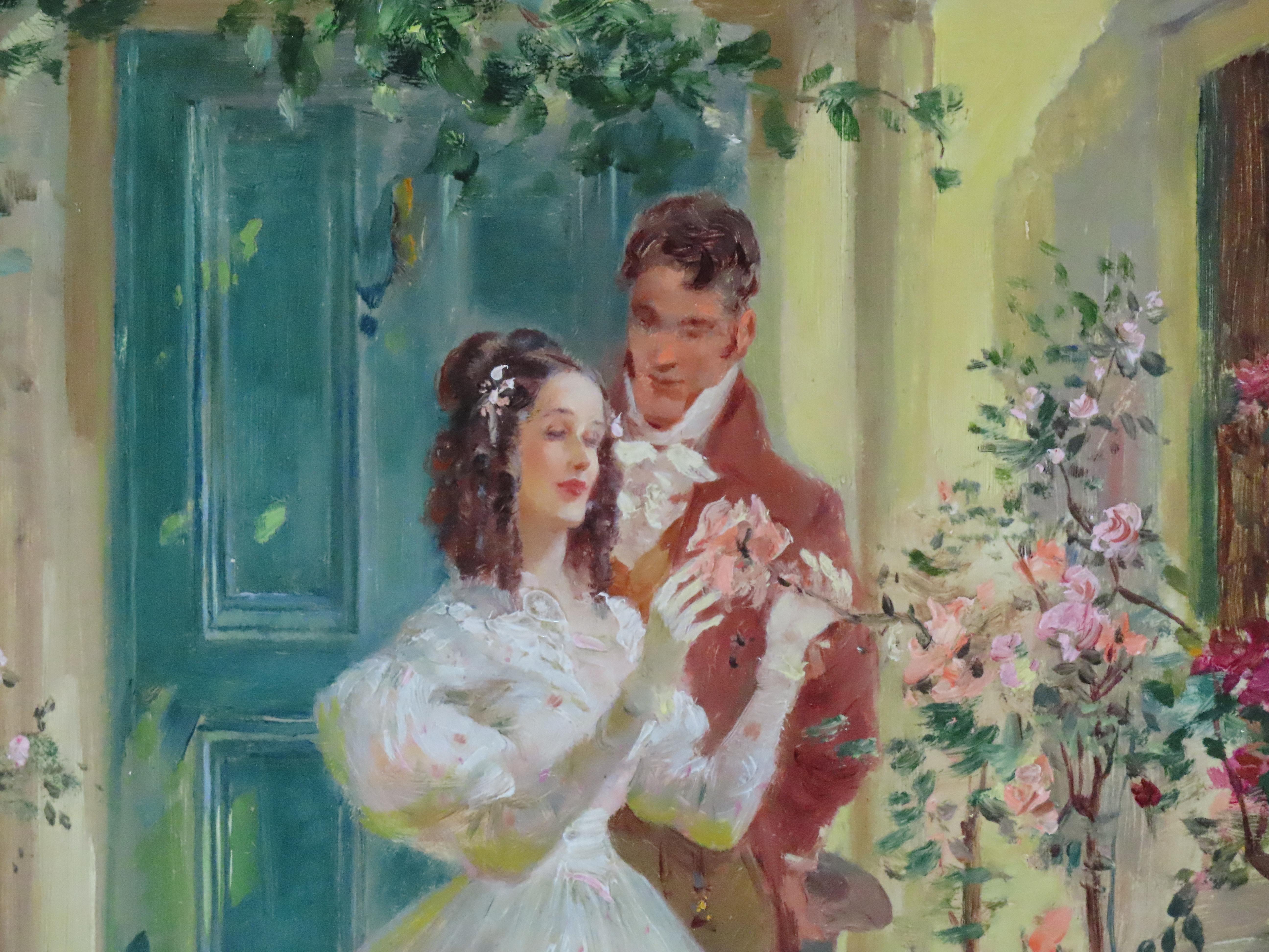 Huile originale sur carton. Vernon de Beauvoir Ward, 