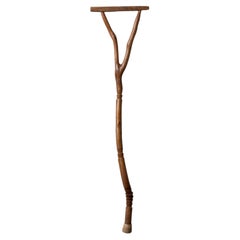 Vernon Edwards Crutch-Form Walking Stick, 1980s
