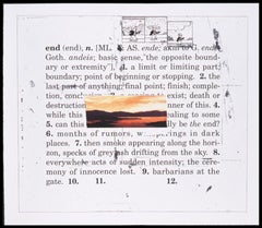 Fin, litografía de Vernon Fisher, 2000