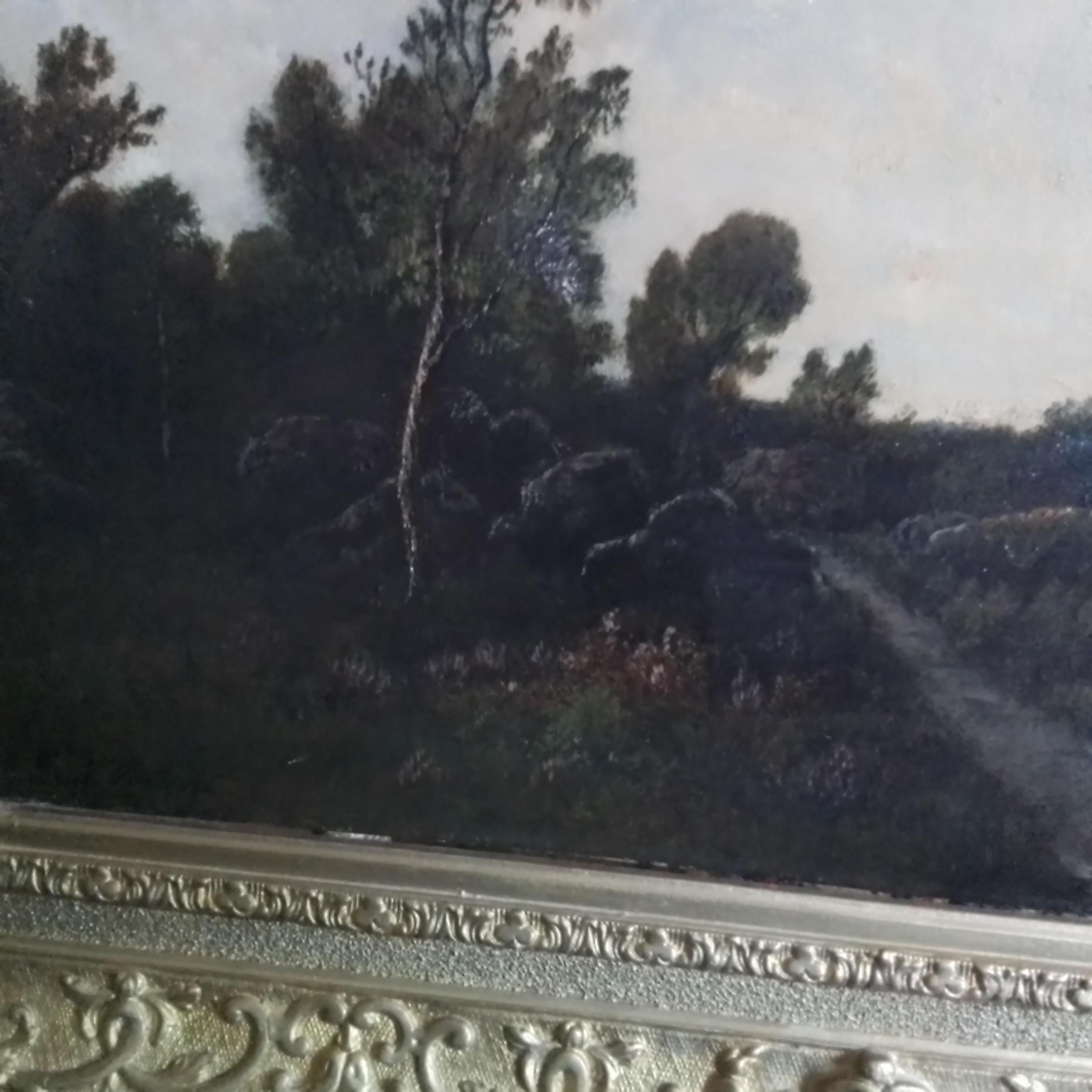 Paesaggio nella foresta di Fontainebleau in vendita 11