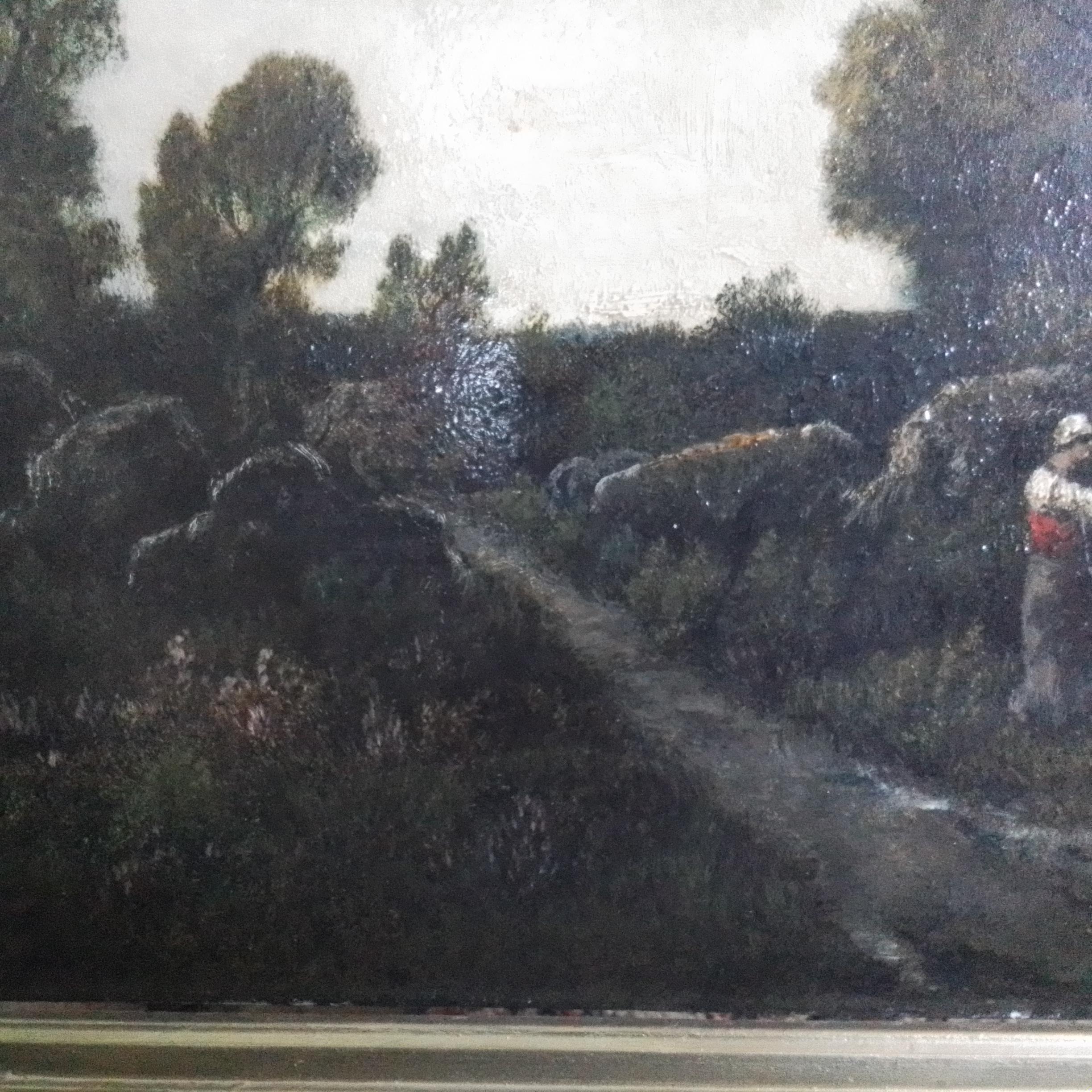 Paesaggio nella foresta di Fontainebleau in vendita 2