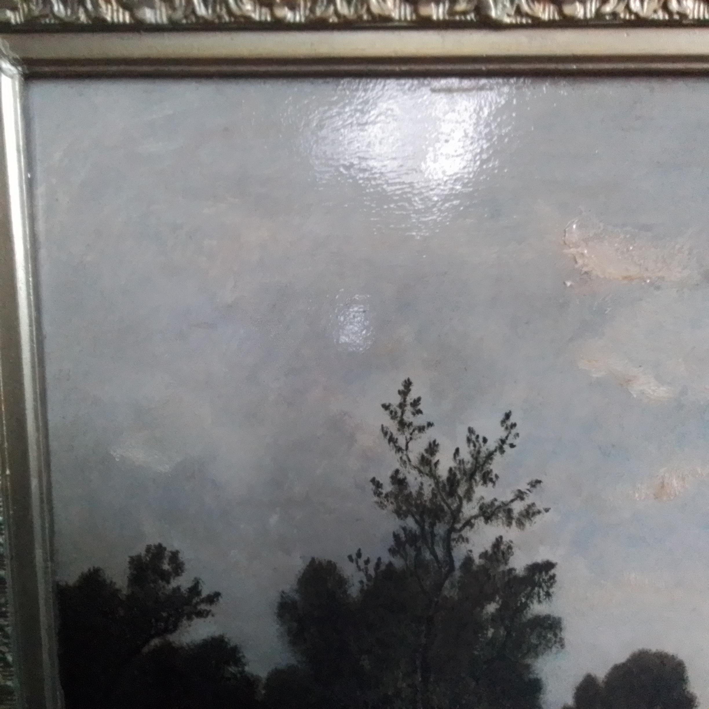 Paesaggio nella foresta di Fontainebleau in vendita 4