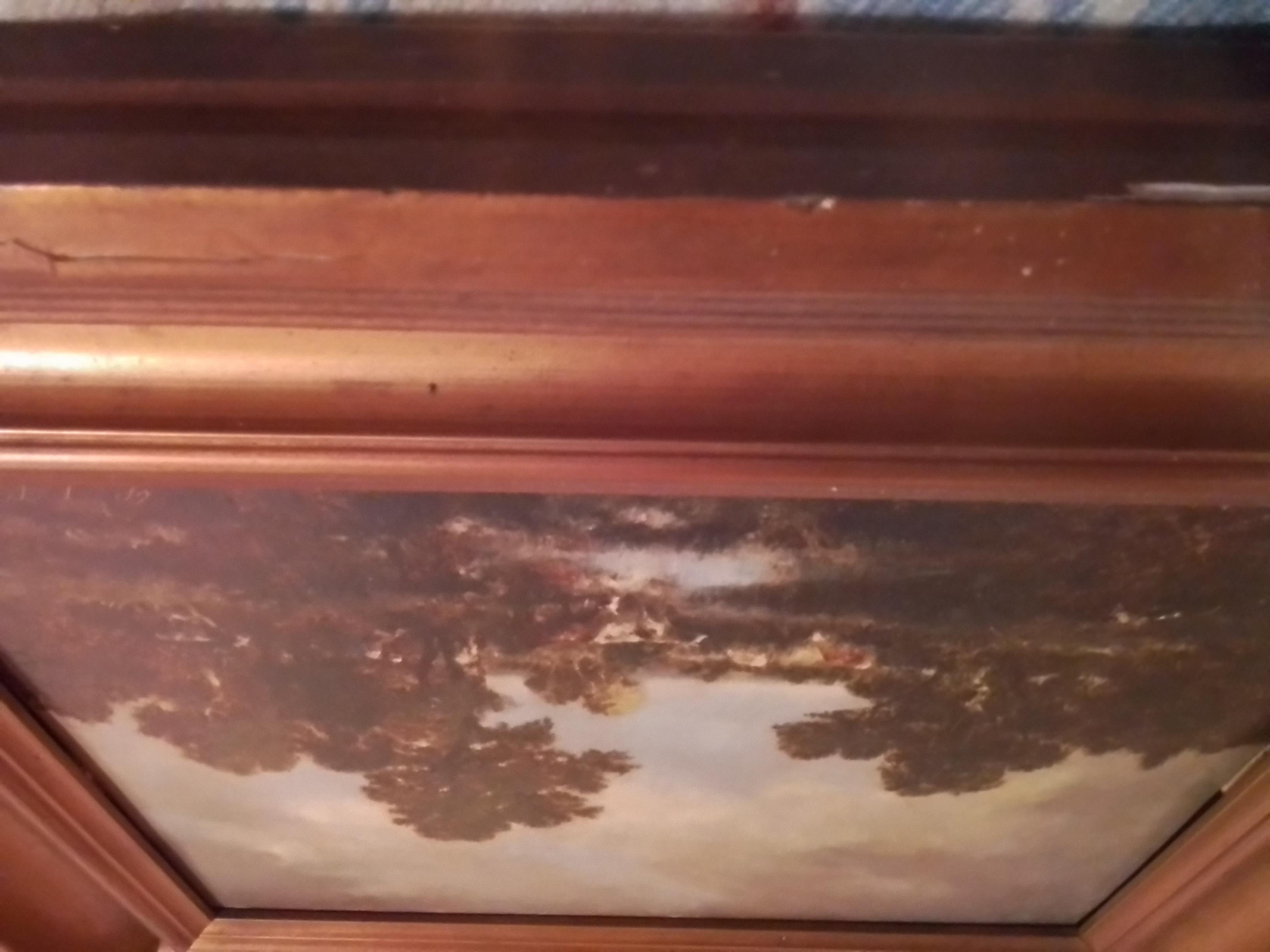 Shepherdess in the Fontainebleau forest. Barbizon. O/P Signed LR For Sale 10